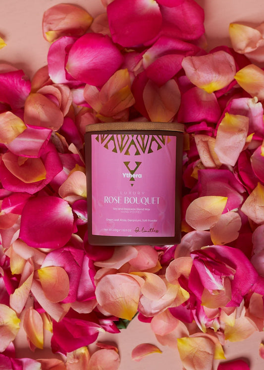 Luxury Rose Bouquet - Scented Candle