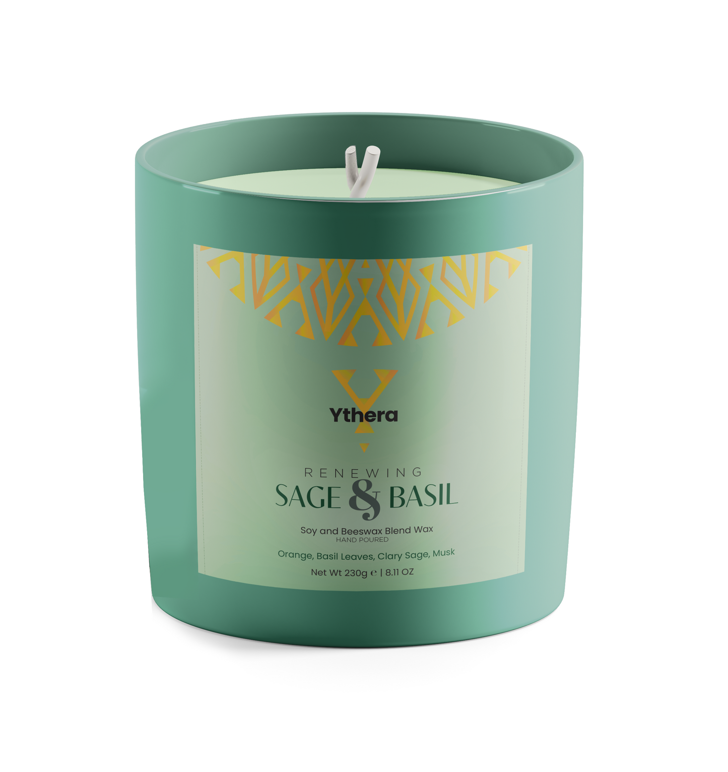 Renewing Basil & Sage - Scented Candle